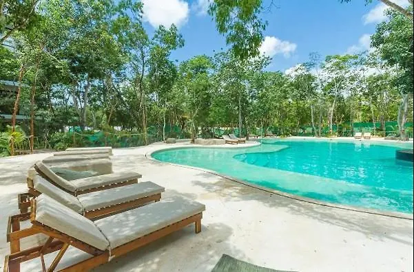 El Refugio Verde En La Veleta Espacioso Y Acogedor Con Top Amenities 2 Dormitorios Tulum Apartment